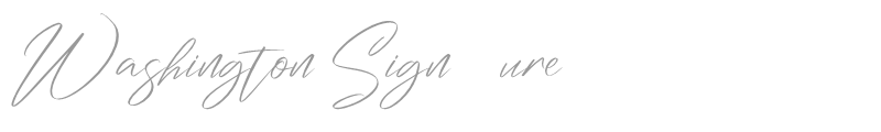 Washington Signature